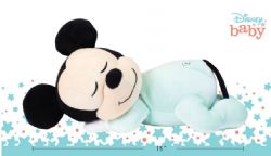 PELUCHE DISNEY CLASSIC BÉBÉ ENDORMI - MICKEY